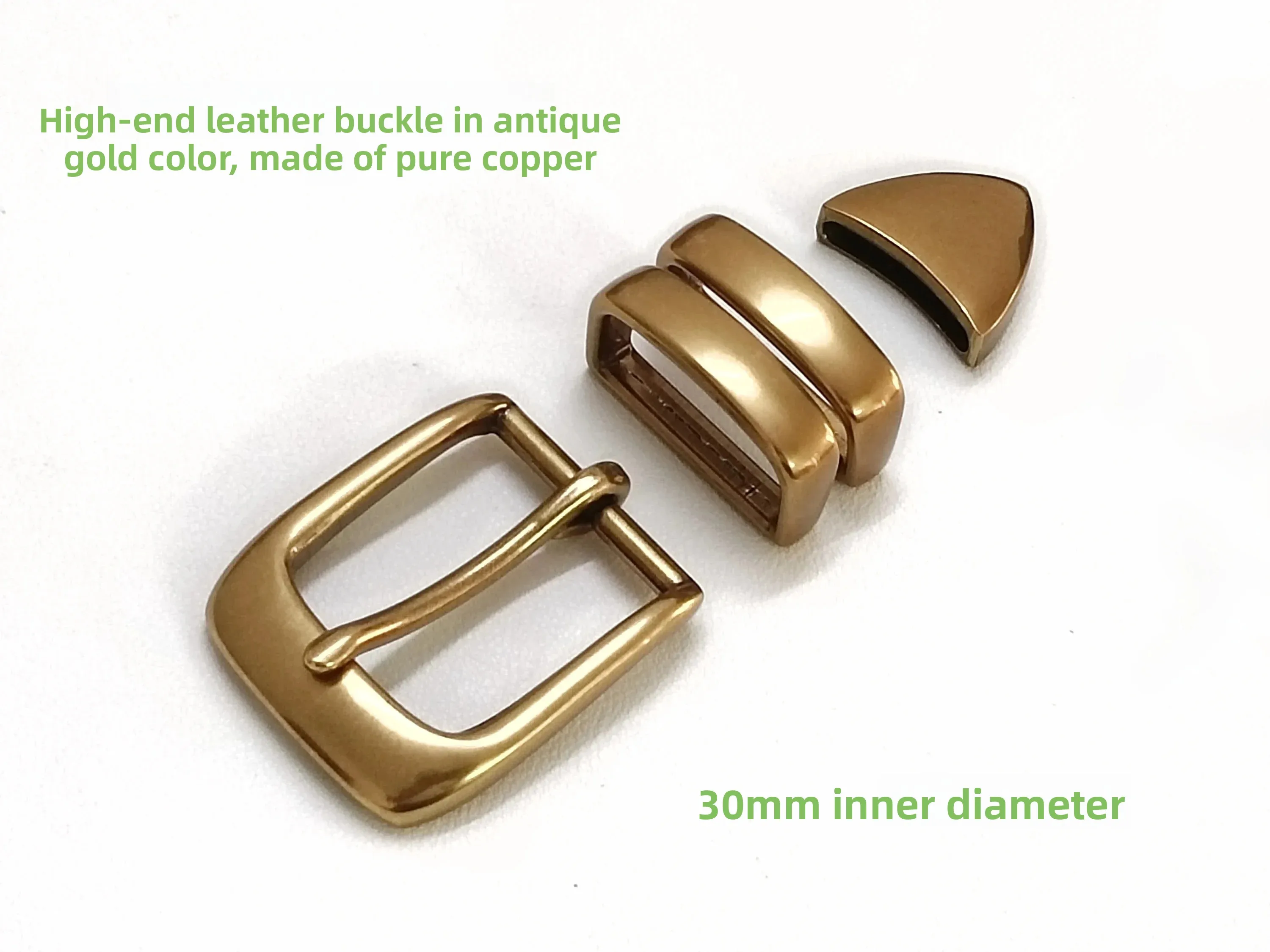 high-end-pure-copper-antique-gold-three-piece-set-brass-belt-buckle-unisex-30mm-premium-quality-leather-belt-buckle