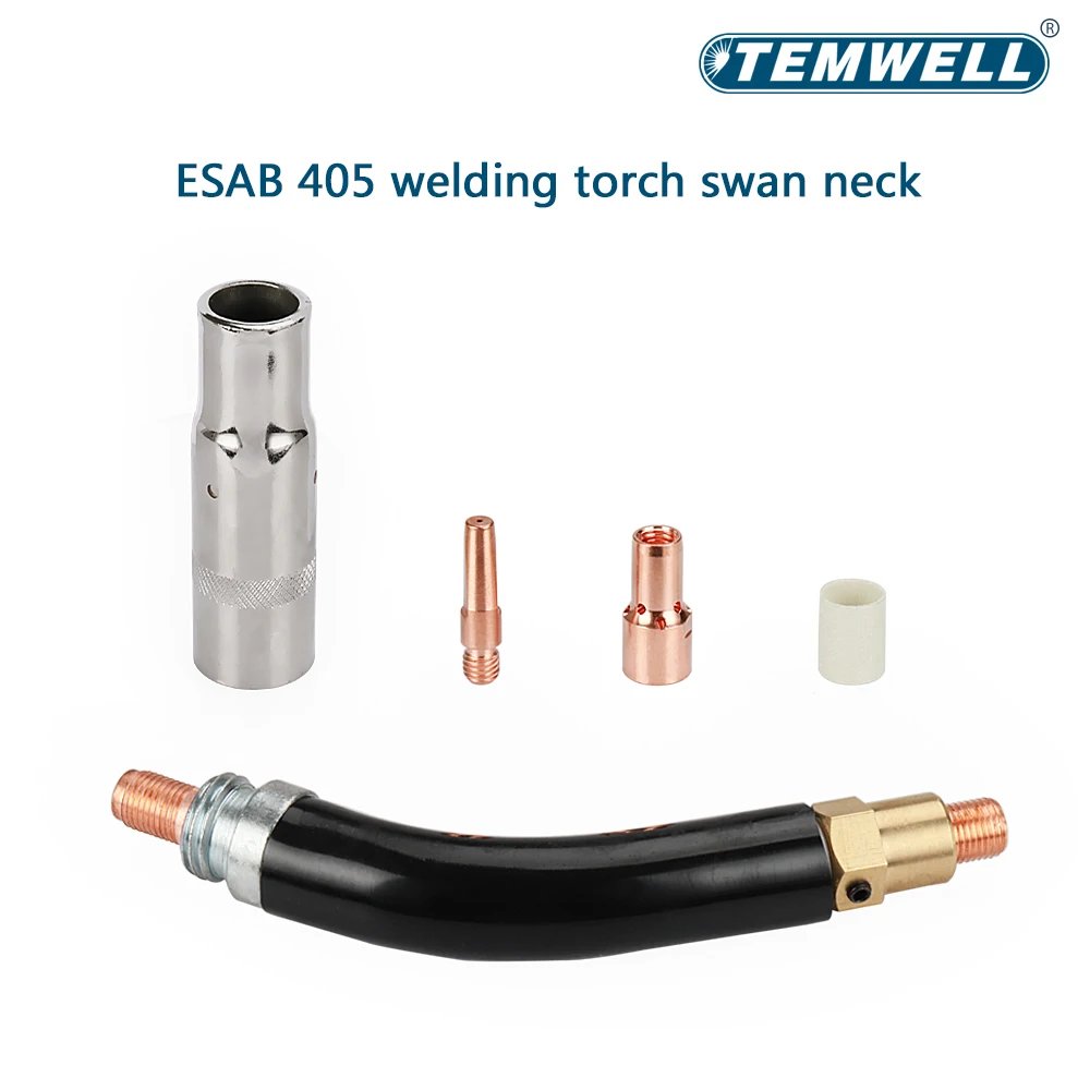 TEMWELL ESAB 405 welding torch swan neck Welding TIG Torch Consumable Brass Welding Accessaries