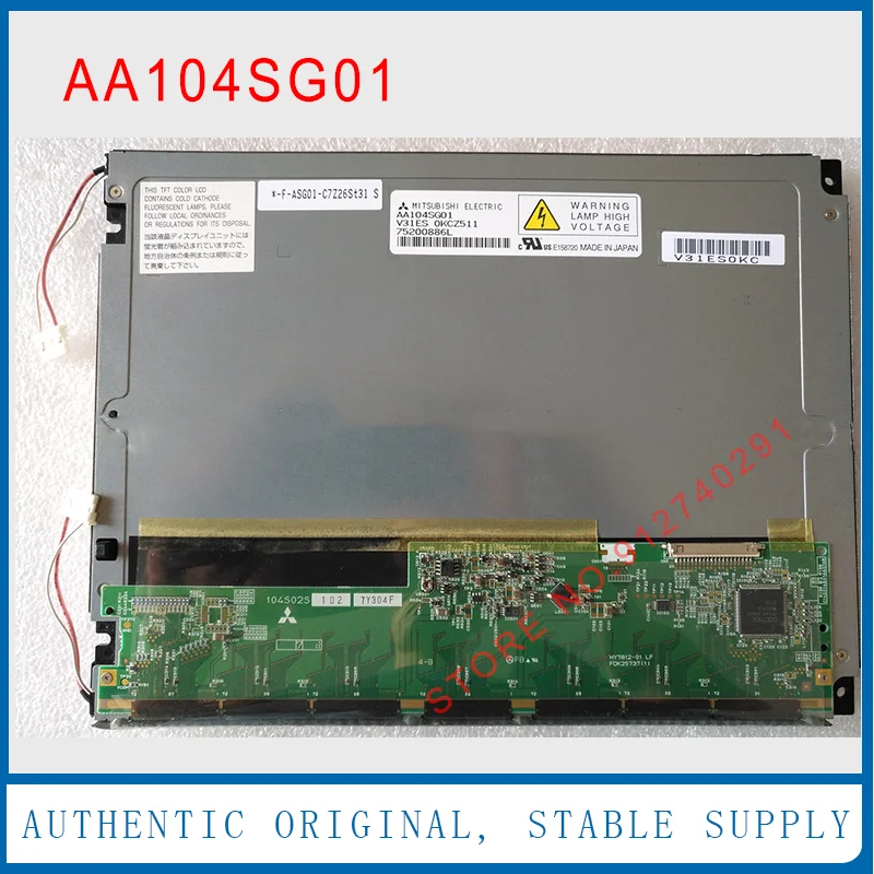 

AA104SG01 Оригинальный 10,4-дюймовый ЖК-дисплей T-51944D104J-FW-A-AA AA104SG01, панель экрана 800*600