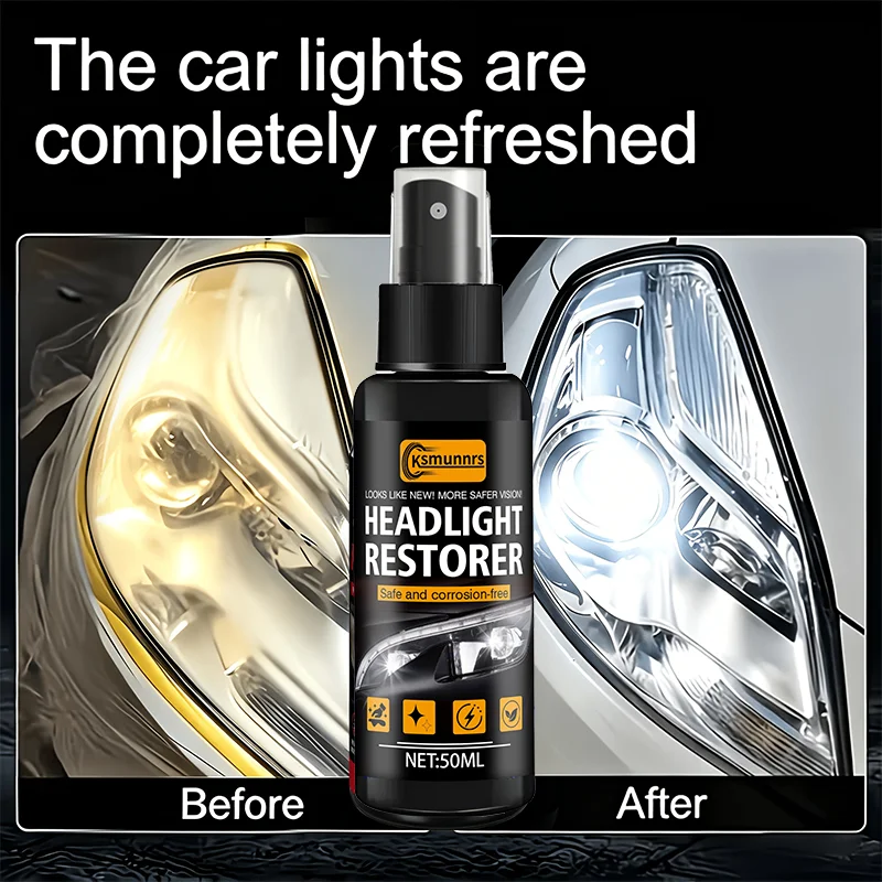 Nouveau : Ce produit est spécifiquement conçu pour la restauration des phares de voiture, réparant efficacement les phares qui sont devenus opaque.