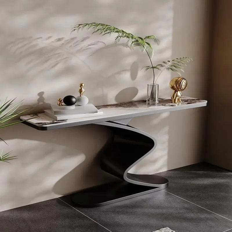 

Modern Simple Console Tables Metal Midcentry Lobby Entrance Console Table Nordic Hallway Consolle Ingresso Living Room Furniture