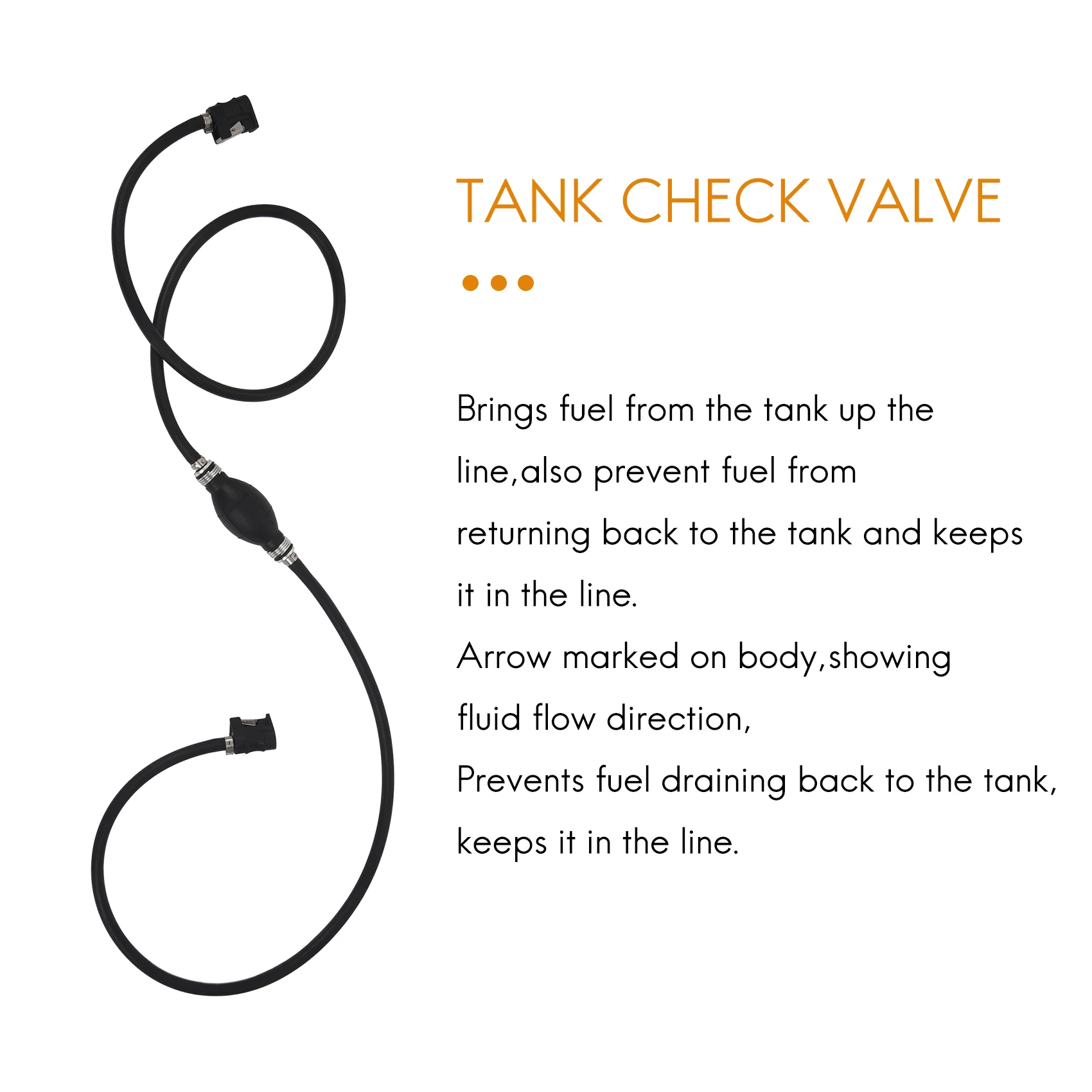 AY03-Fuel Line Hose Outboard Boat Engine Petrol Tank Connectors Kit For Yamaha Motor