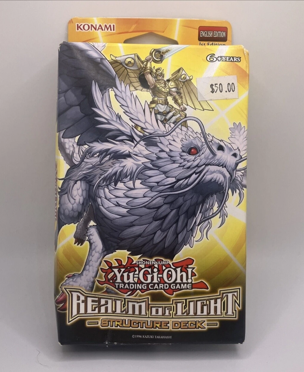 

Yugioh KONAMI Duel Monsters TCG Structure Deck Realm Of Light SDLI English 1st Edition Collection Sealed Booster Box