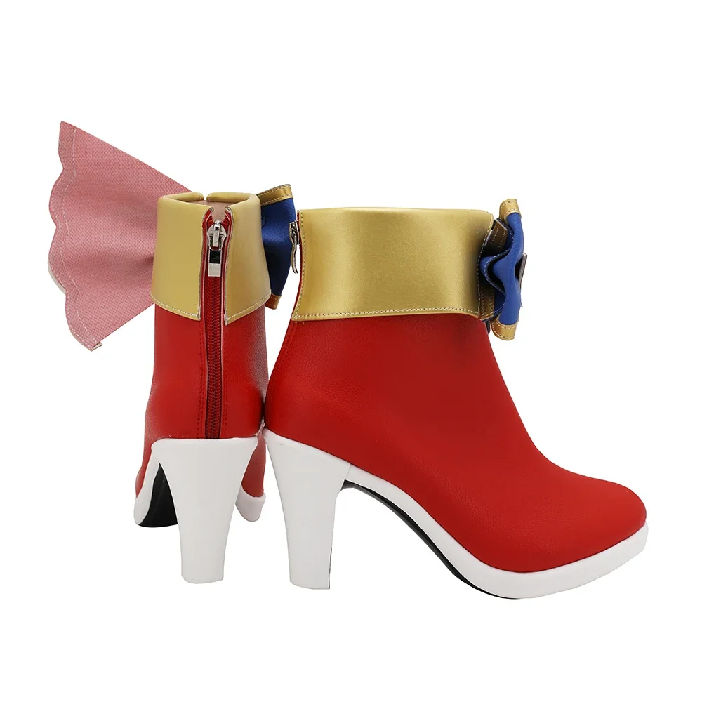 Pripara Reona West 코스프레 부츠 하이힐 신발 소녀를위한 맞춤 제작 할로윈 파티 코스프레