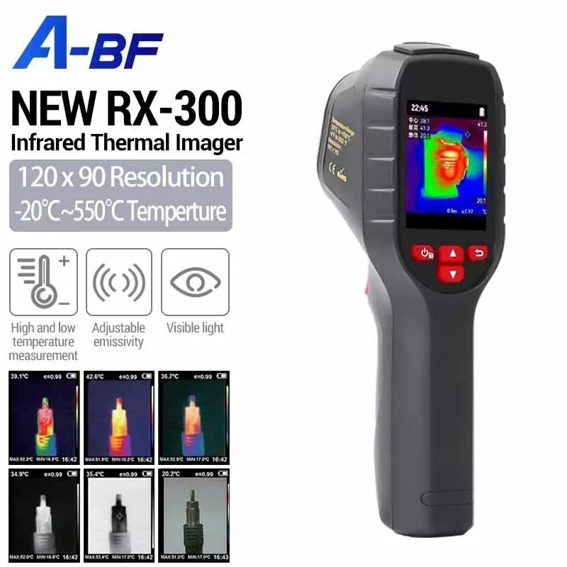 A-bf Rx300 Rx-350 Câmera Térmica Infravermelha Resolução 120×90 Detecção Thermal Imager Pcb Circulta Ferramentas de Teste Industrial