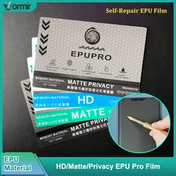 Vormir 50pcs Matte Privacy EPU Pro Hydrogel Films for Plotter Cutter HD Matte Soft Curved Screen Protector for Cutting Machine