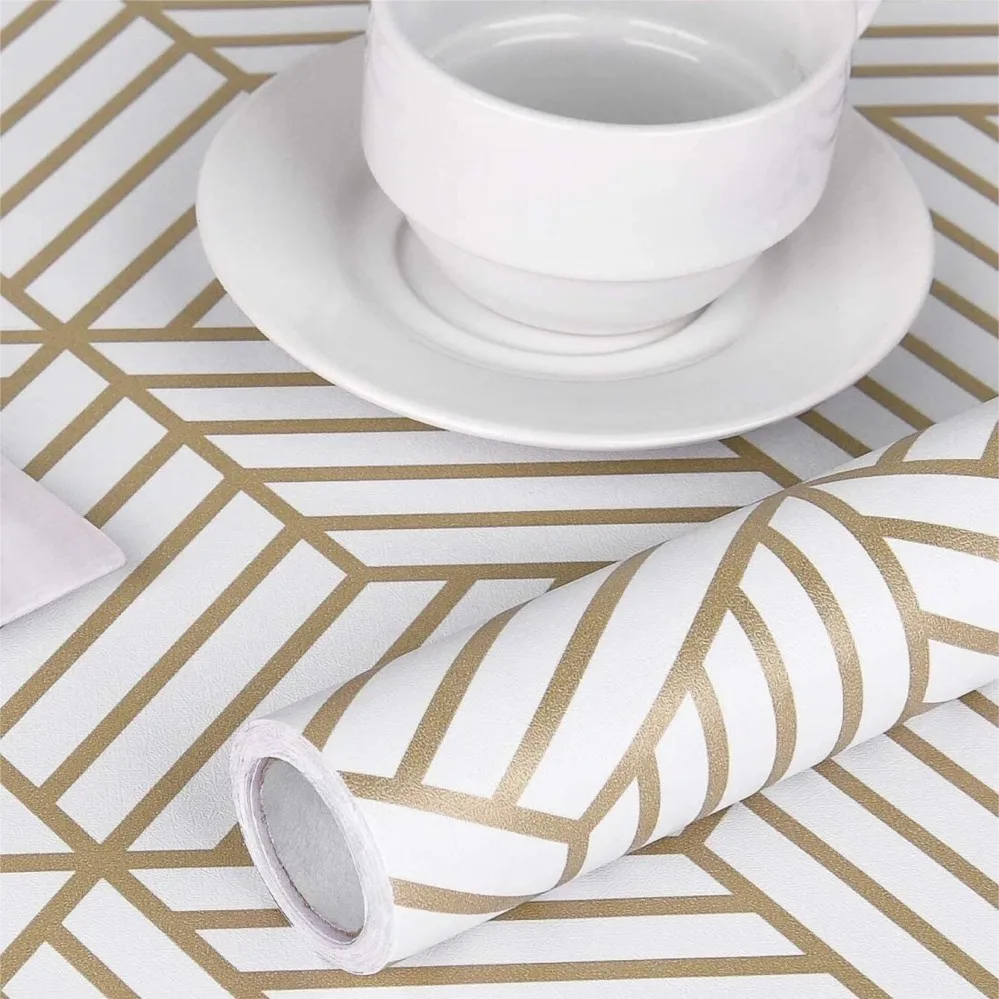 Geometric Hexagon Wallpaper Peel And Stick Wallpapers Removable Self Adhesive Wallpaper Vinyl Paper For Bedroom Home Decoration
