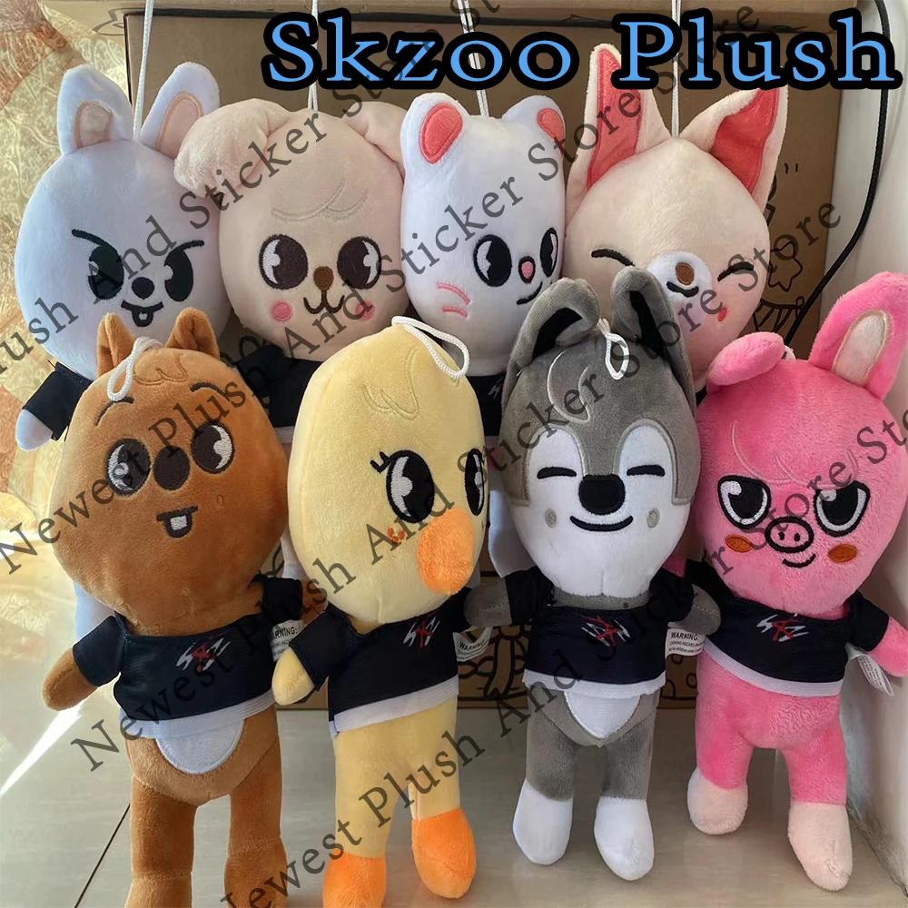 

Skzoo Plush Toys Stray Kids Cartoon Stuffed Animal Plushies Doll Kawaii Character Plush Doll Companion for Kids Adults Fans