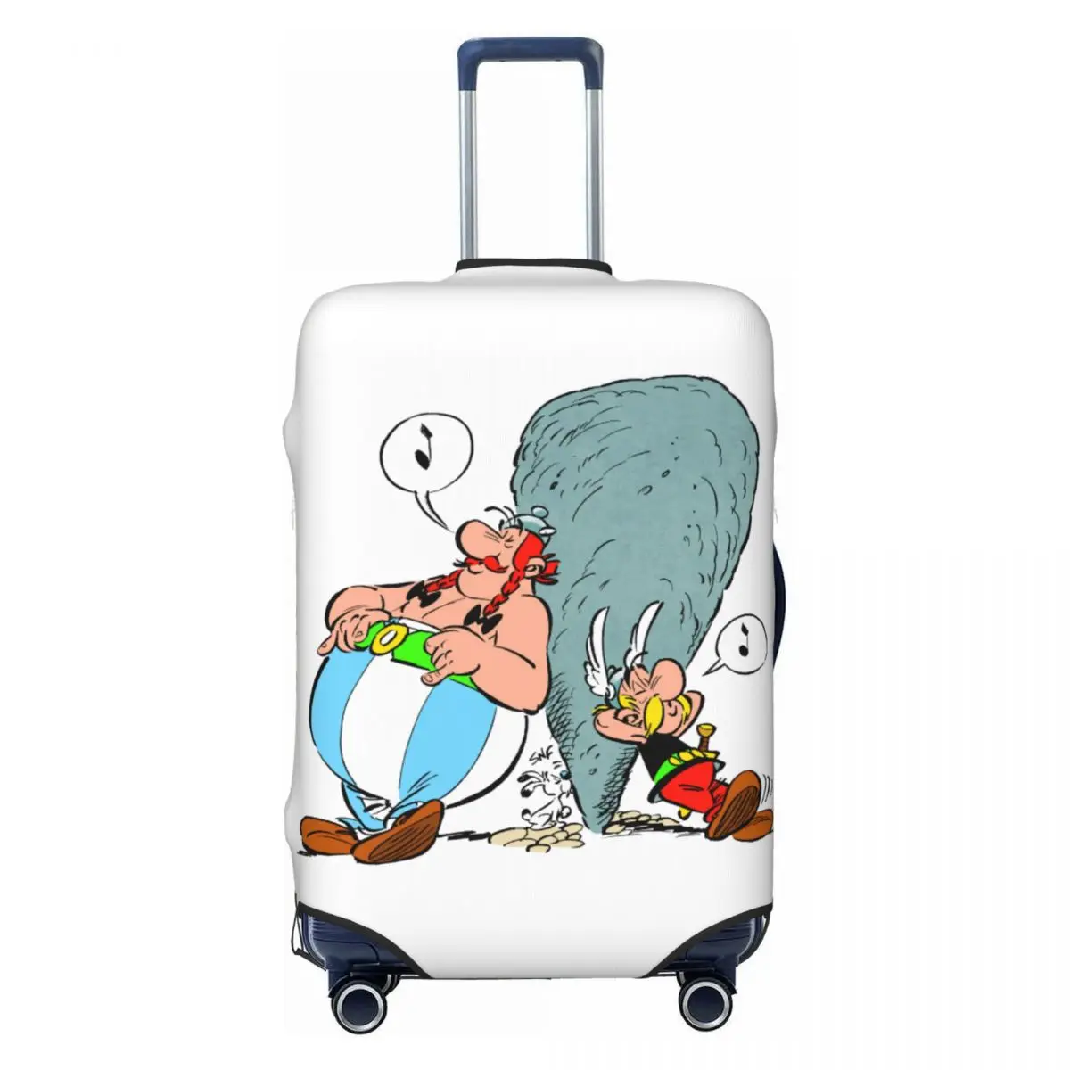 

Пользовательский чехол для багажа Астерикс и Обеликс, забавный защитный чехол для чемодана с французским комиксами, костюм для 18-32 дюймов