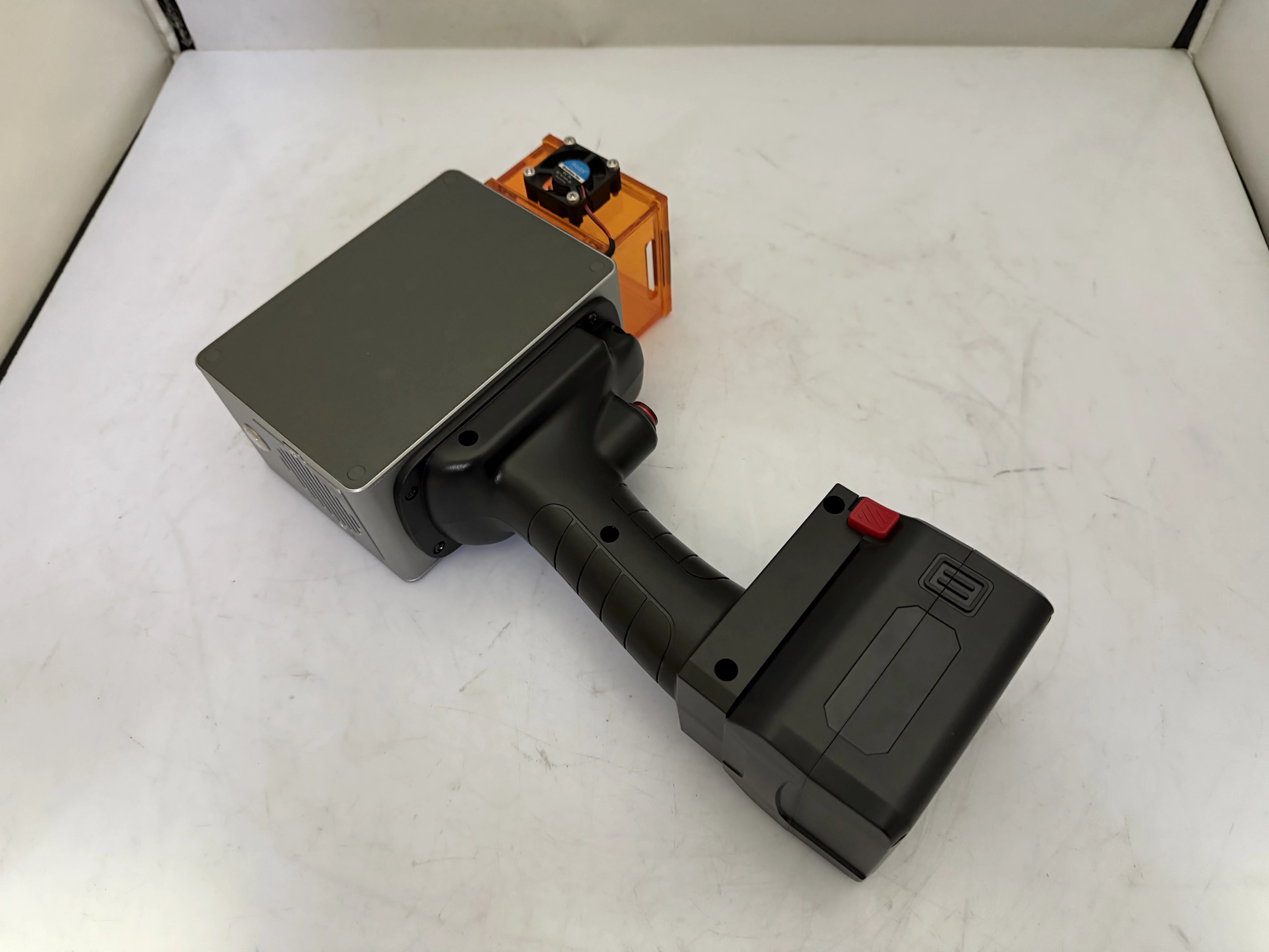 Lithium battery touch screen Laser marking machine Production date barcode QR code logo image laser printer engraving machine