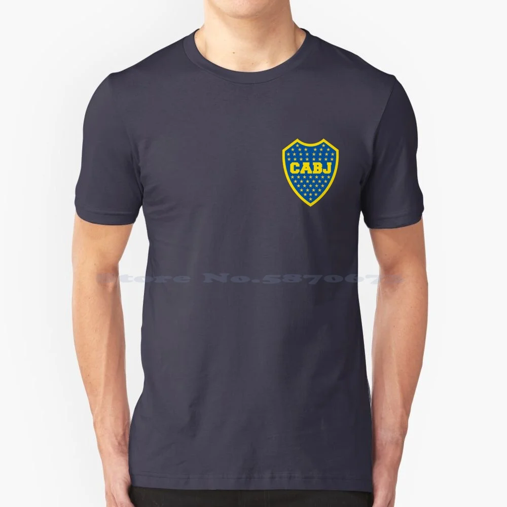 Cabj T Shirt 100% Cotton Tee Soccer Football Buenos Aires Futbol Cabj La Bombonera Maradona Superliga Club America Pumas River