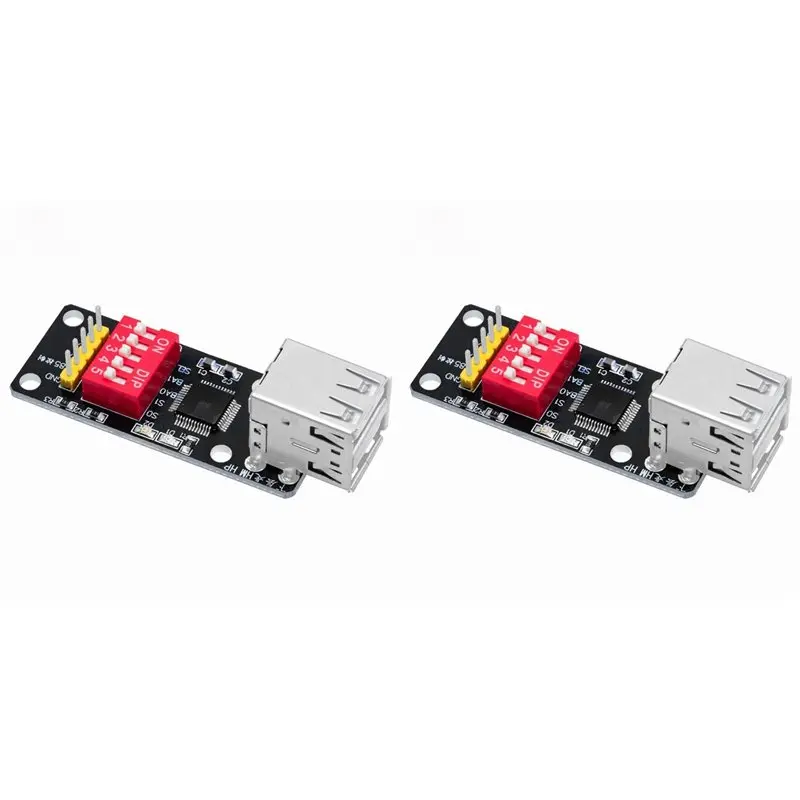 M51K-2X CH9350 Module HID Keyboard Mouse To Serial Port Virtual Keyboard Scanner To Serial Port KVM Converter