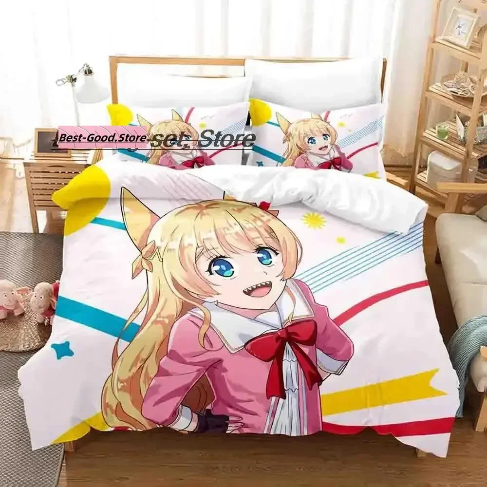 

2014 Fantasy Bishoujo Bedding Set Single Twin Full Queen King Size Bed Set Teenager Bedroom Duvetcover Sets Anime Bed Sheet Set