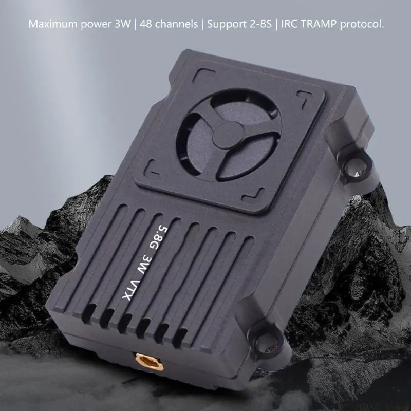 E56B 5.8GHz 3W Powerful Video Transmission Module 48Channel Video Transmitter for Competitive Flying and Exploration