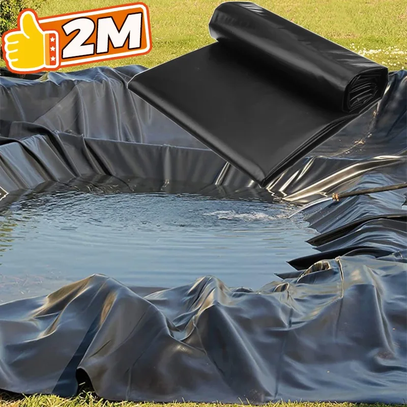 

1/2m Thickned Waterproof Liner Film Fish Pond Liner Garden Pool Waterproof Membrane Plant Root Blocking Protection Cover Film
