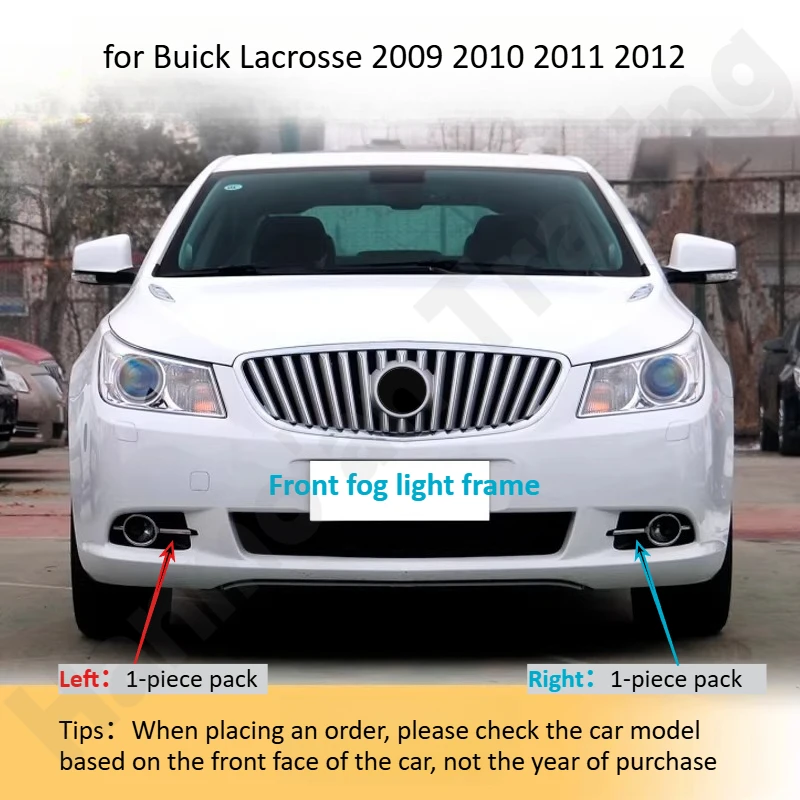

for Buick Lacrosse 2009-2012 Front fog light frame/front grille lower light frame/bumper air vent fog light strip