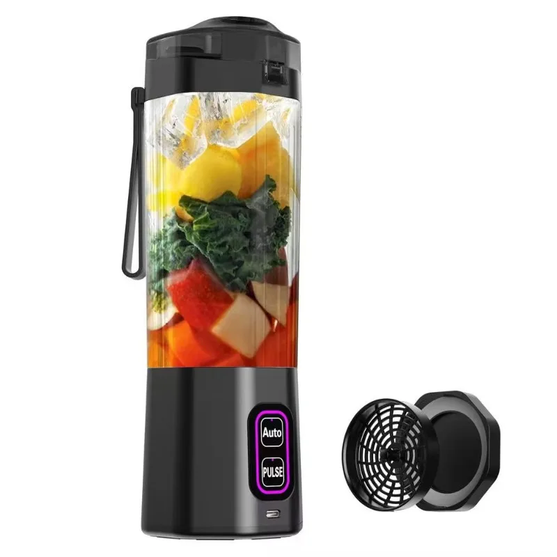 

24 oz 6000 mAh Shake Automatic + New Pulse Function Juice Cup Rechargeable Portable Blender