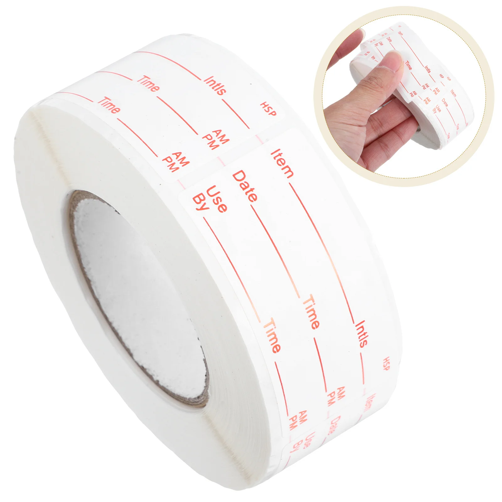 

1 Roll Freezer Labels to Write on Removable Waterproof Oil Resistant for Food Containers Pantry Jars Bottles Fridge Storage