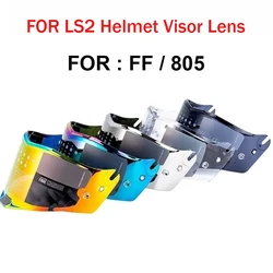 Motorcycle Helmet Visor for LS2 THUNDER for LS2 FF805Transparent Chrome Red Extra Shield Waterproof Anti-UV motos accessories