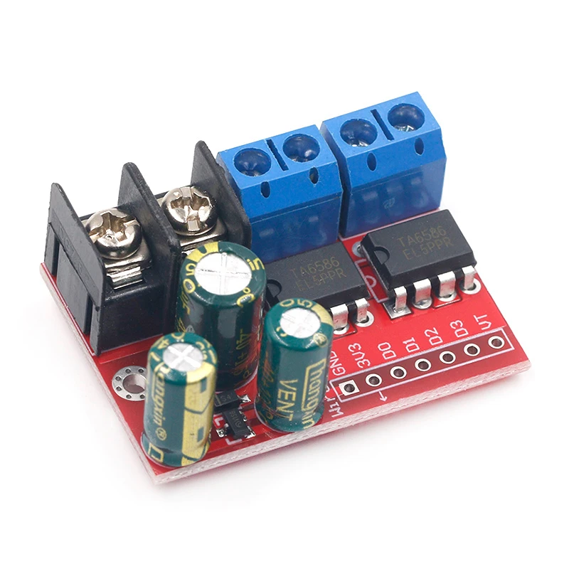 H Bridge Remote Control 5A 3V-14V Dual DC Motor Drive Module Voltage Reverse PWM Speed Regulation Double Super L298N 5AD
