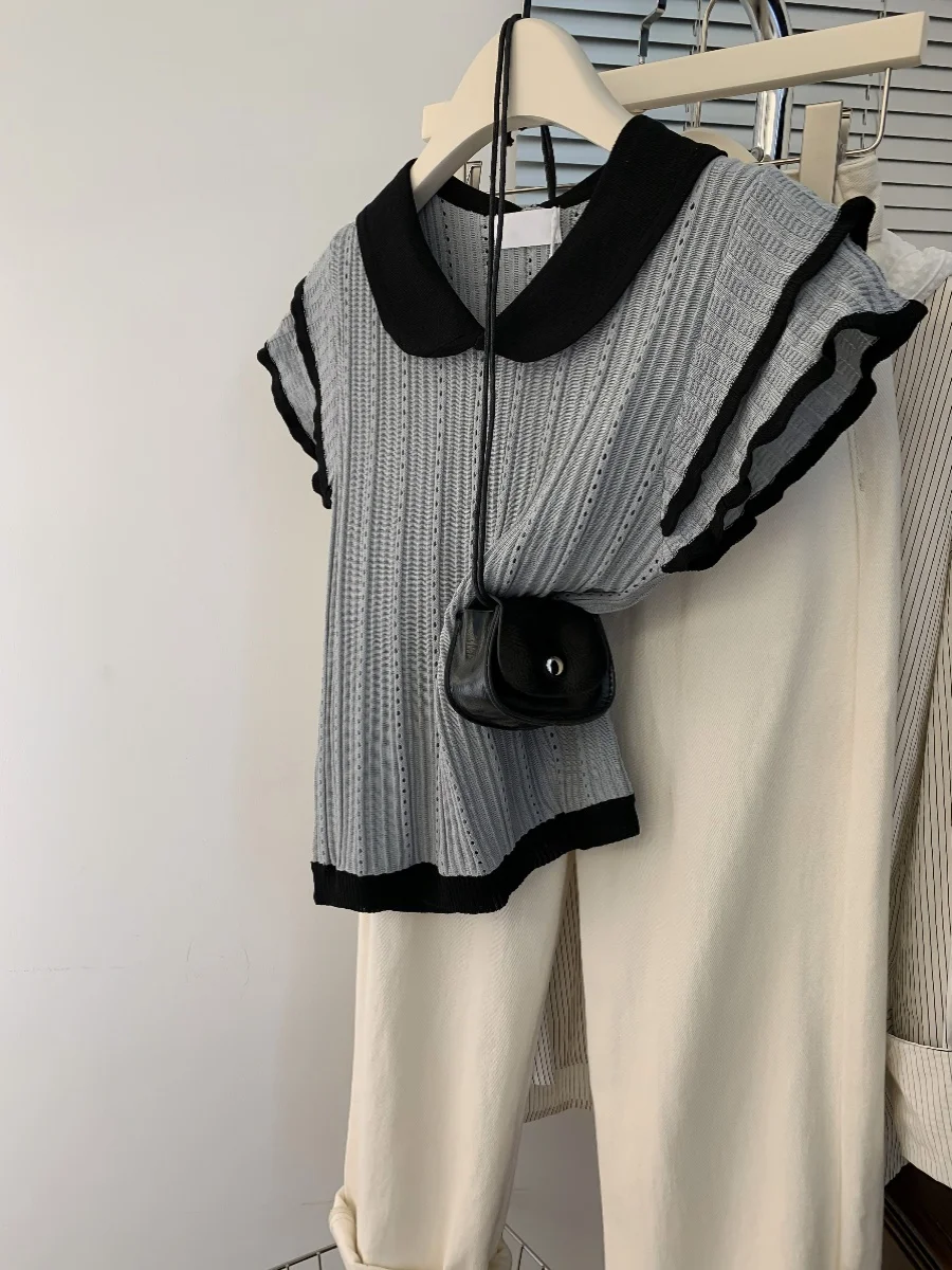 

Женская трикотажная футболка больших размеров из ледяного шелка ort Sve V-Ne Sve Design Summer Faion Sensation, корейский топ