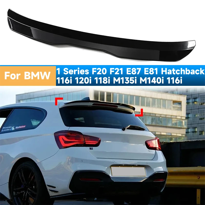 

Rear Trunk Roof Spoiler Wing Tuning for BMW 1 Series F20 F21 E87 E81 Hatchback 116i 120i 118i M135i M140i 116i Rear Fixed Wing