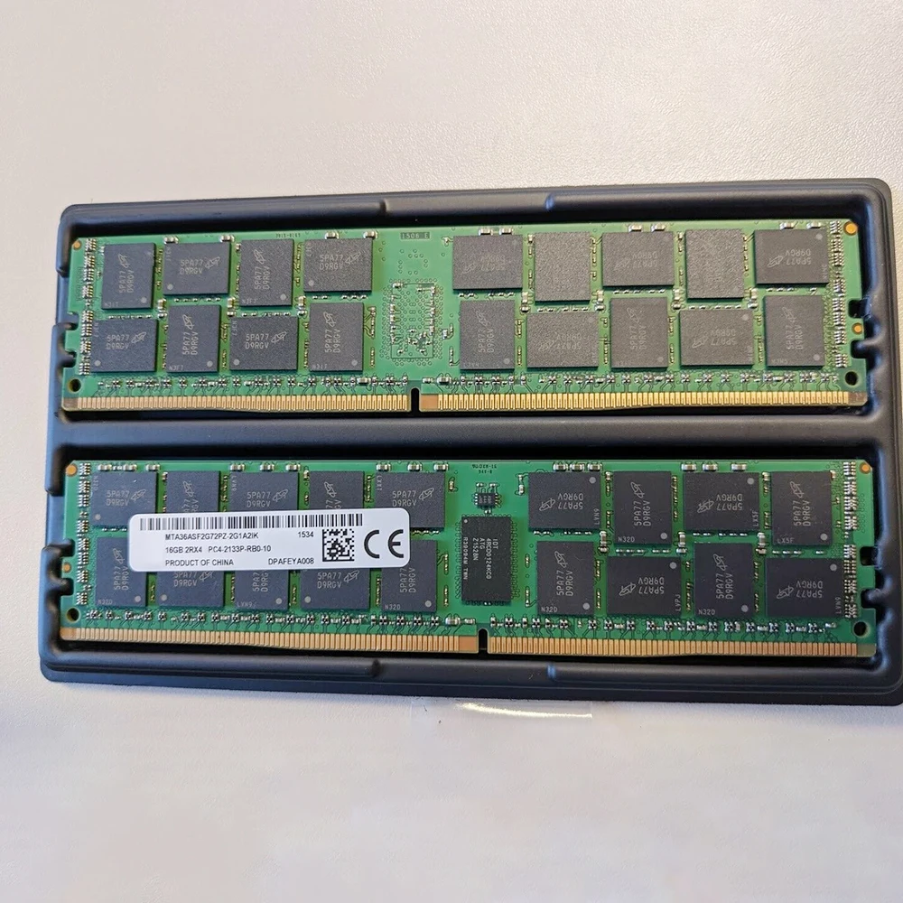 

1 шт. для MT RAM 16G 16 ГБ 2RX4 PC4-2133P DDR4 2133 серверная память MTA36ASF2G72PZ-2G1A2