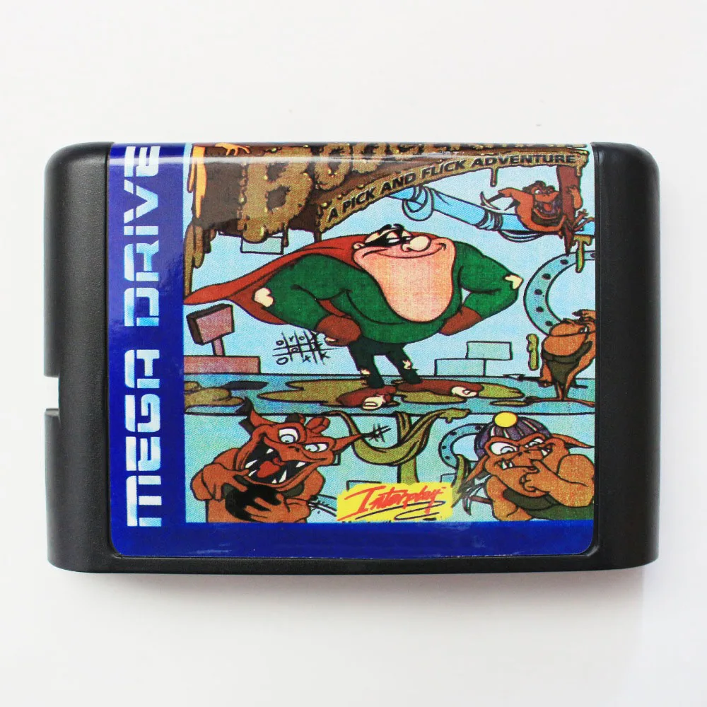 Boogerman A Pick And Flick Adventure 16 Bit MD Game Card For Sega Mega Drive For Genesis