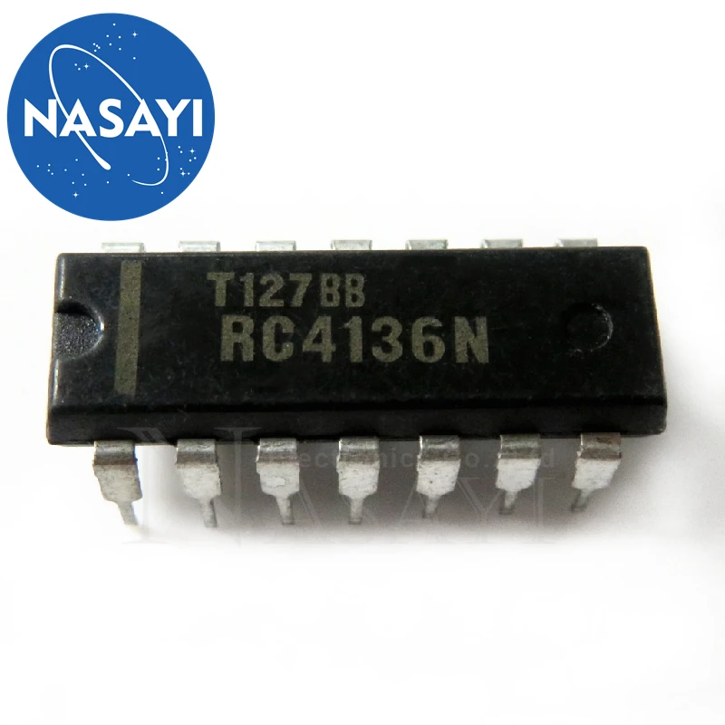 10pcs/lot RC4136N RC4136 DIP-14