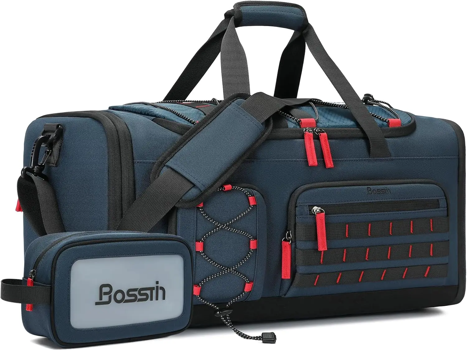 

Gym Bag for Men Women, 45L Travel Duffle Sports Weekender Overnight Backpack with Shoe Compartment