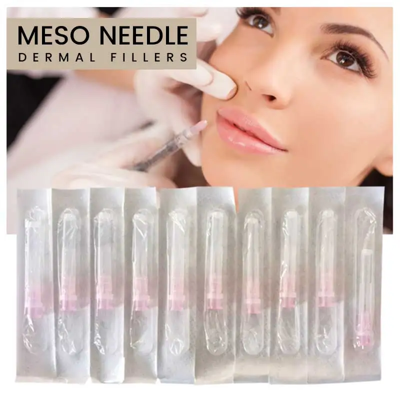 18G 25G 27G 30G 31G 32G 34G 1.5/2.5/4/6/13/25/30mm Superfine Filler Needle Skin Care Tool Parts Painless Sterile Piercing Needle