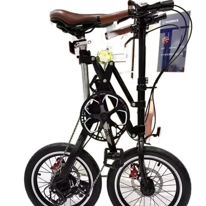 

Front and Rear Mechanical Disc Brakes Folding Lightweight Portle 16 Inch Folding with Varile Speed