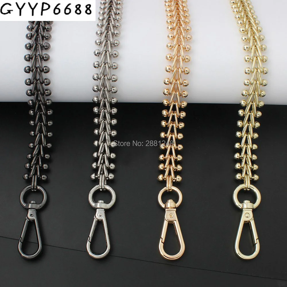 17mm 4 colors personality  diy manual chain electroplating female chain bag with bag  single buy Package hardware accessories