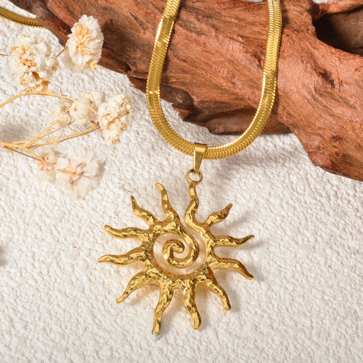 Spiral Sun Pendant … - image