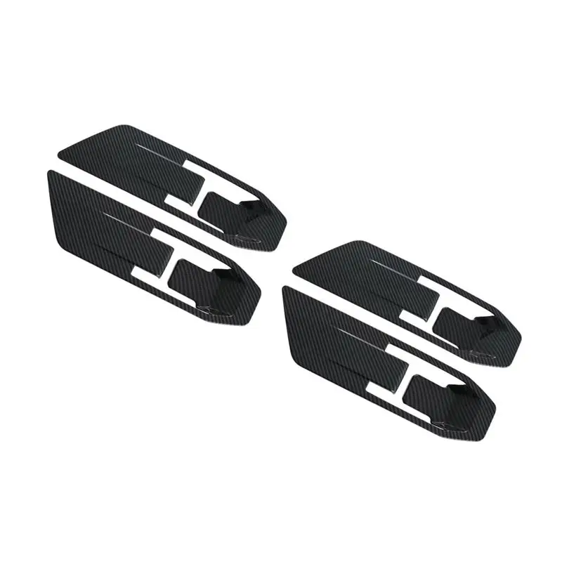 For Triton / L200 2024 Inner Door Handle Bowl Frame Cover Trim Sticker Interior Accessories Carbon Fiber Parts