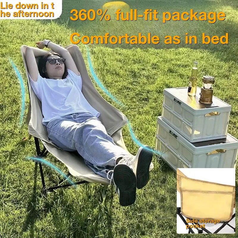 

Tourist Chaise Camping Lounger Lightweight Stool Portable Ergonomic Fishing Foldable Chairs Folding Beach Chair Bench