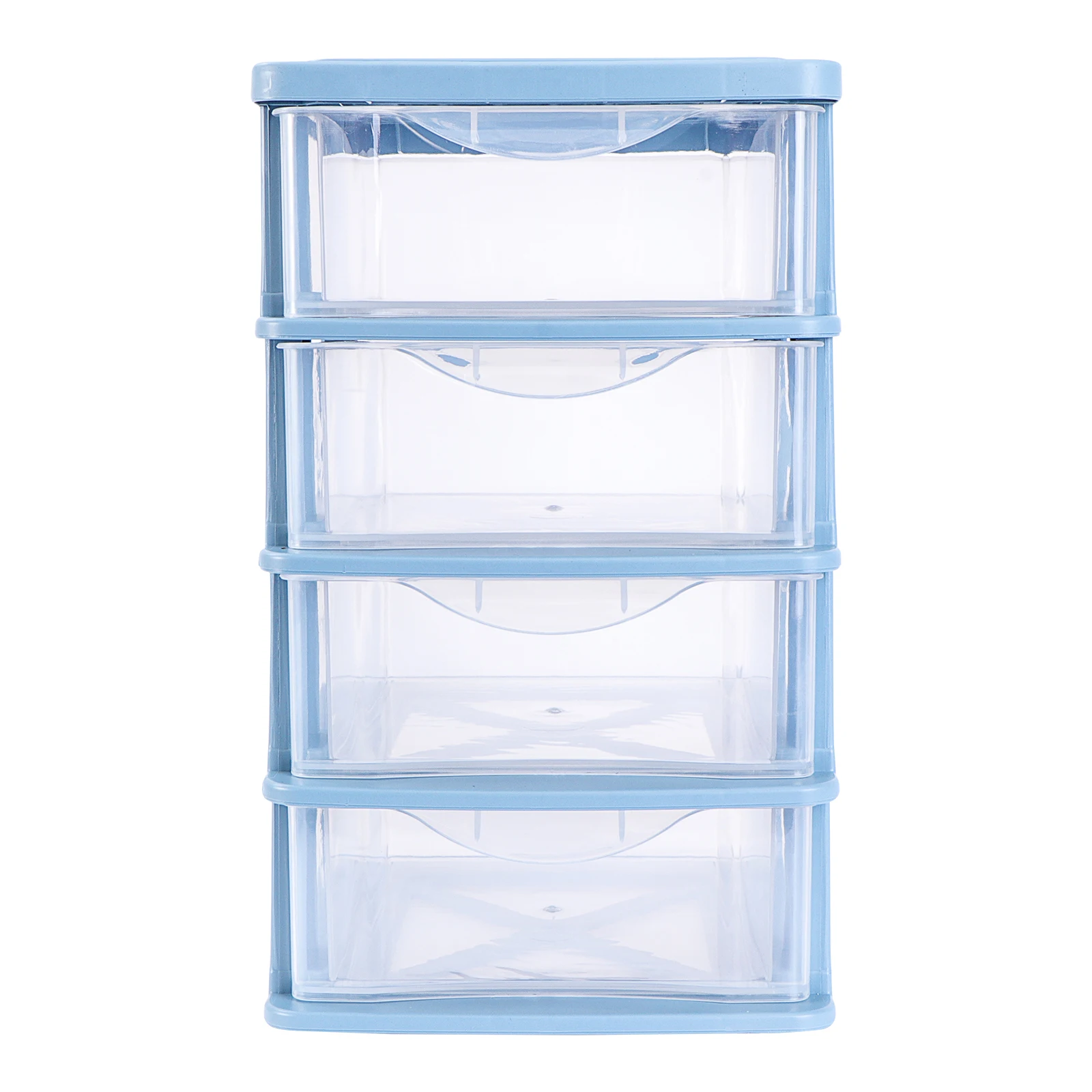 Drawer Storage Box Clear Makeup Organizer Case Plastic Dustproof Container Transparent Cosmetics Holder Tabletop Long Lasting