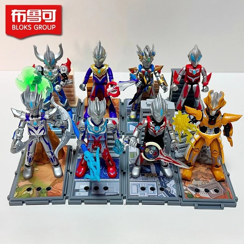 

Blokees Ultraman Building Blocks Classic Scene Edition Jiedecke Puzzle Assembly Tiga