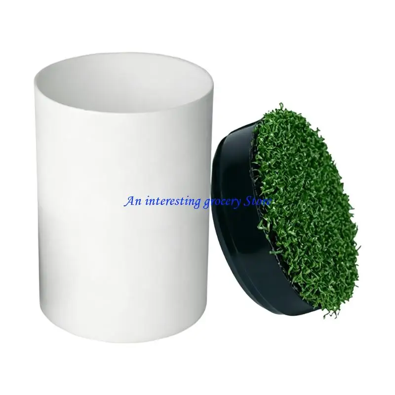 652D Golf Cup with Drainage Holes and Simulated Lawn Cup Cover Rain and Debris Proof
