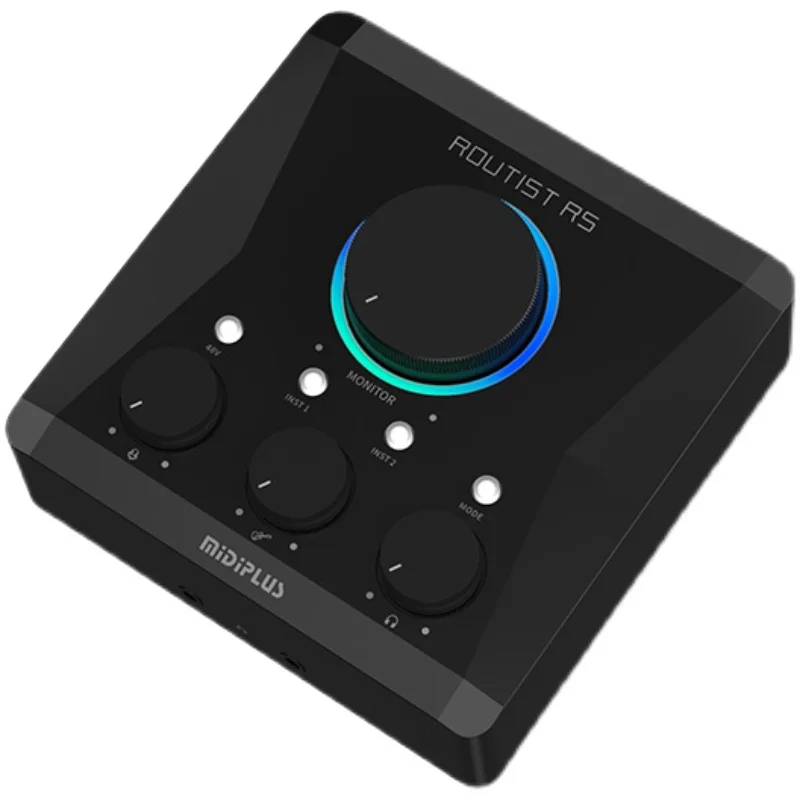 midiplus Routist RS 2 in/2 out USB audio interface with brilliant effects for live streaming experience