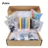 1900pcs Mega Electronic Component Kit including Assortment + Capacitors + Resistors + LED + Transistors + DC Jacks + PCB +opamp