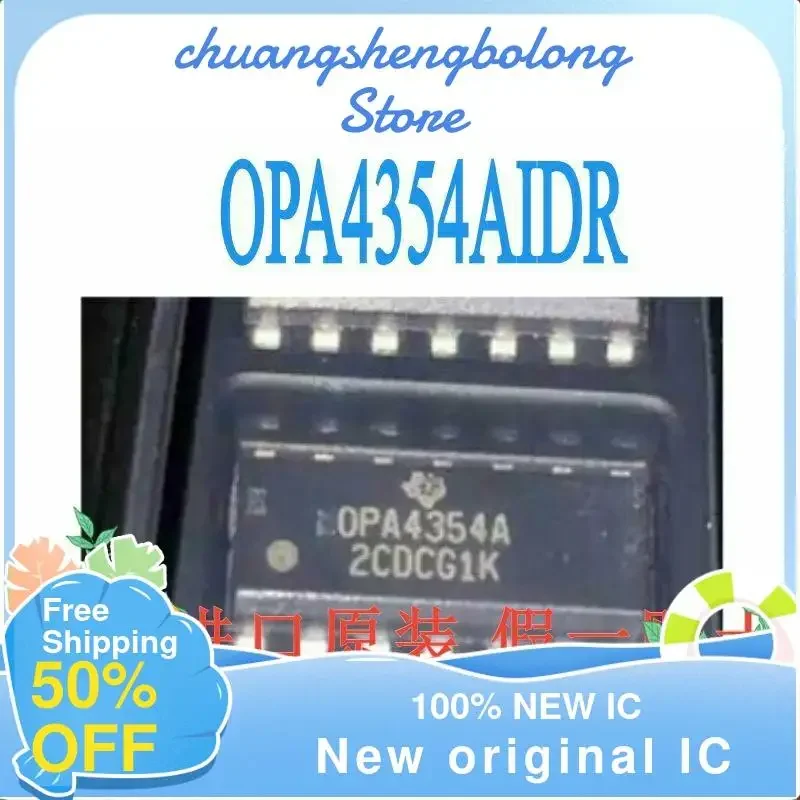 5PCS OPA4354AIDR OPA4354A SOP14 New original IC