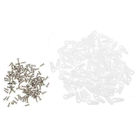 100 Pcs 사진 태블릿 이젤 플라스틱 액자 백 패스너 백보드 버클
