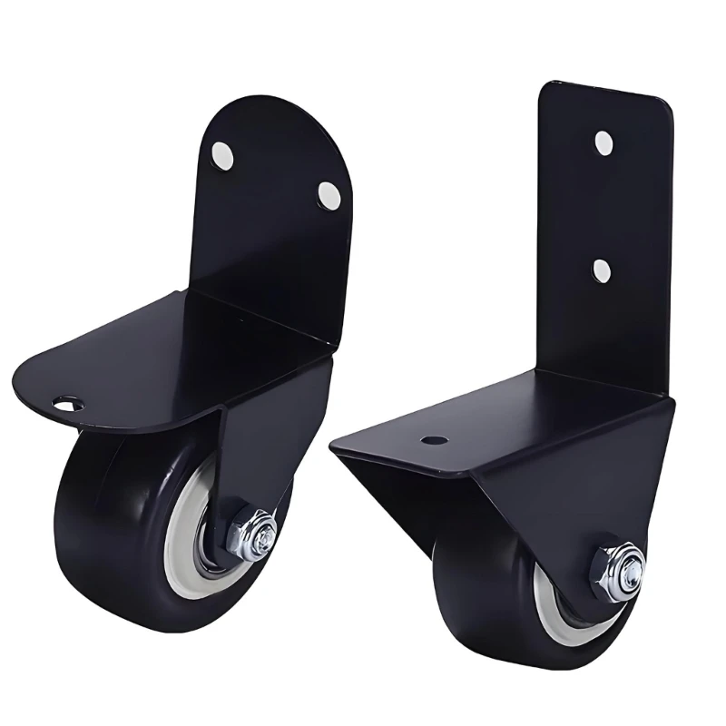Luggage Replacement Wheel Fixed Wheel Assembly with Mount Plate, Travel Case Repair Part for DIY Repair Support M4YD