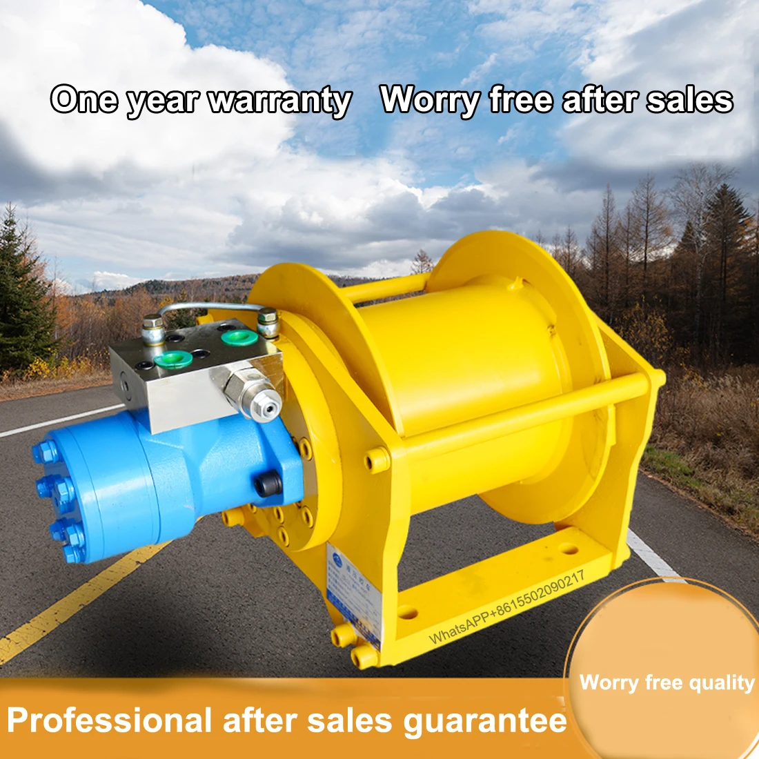 Small hydraulic winch 1 ton 5 ton hydraulic winch winch accessories traction winch crane crane hoist