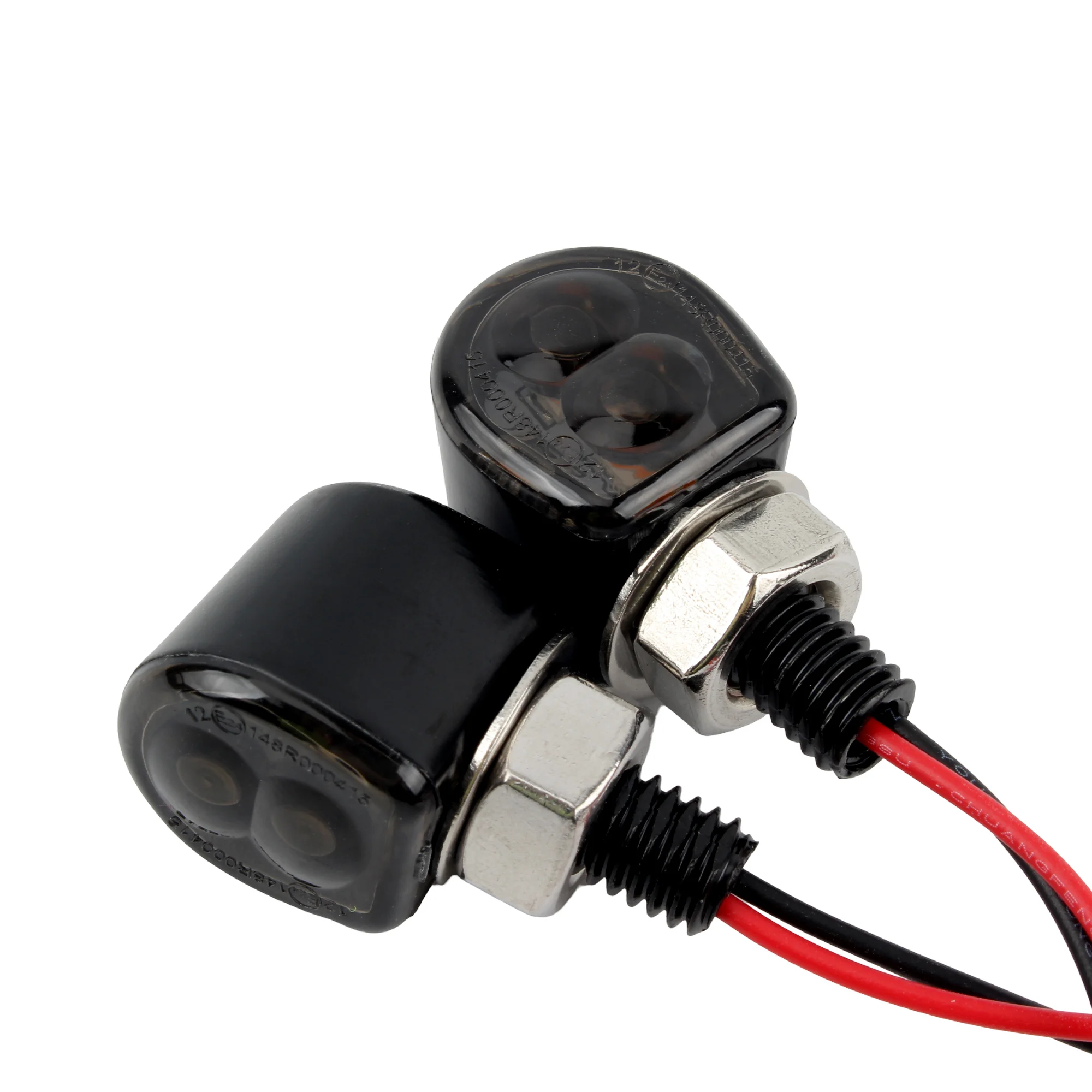 Motorcycle M8 LED Turn Signal Light Indicator Blinker Light Universal Motorbike Mini Lamp For Cafe Racer Bobber Honda