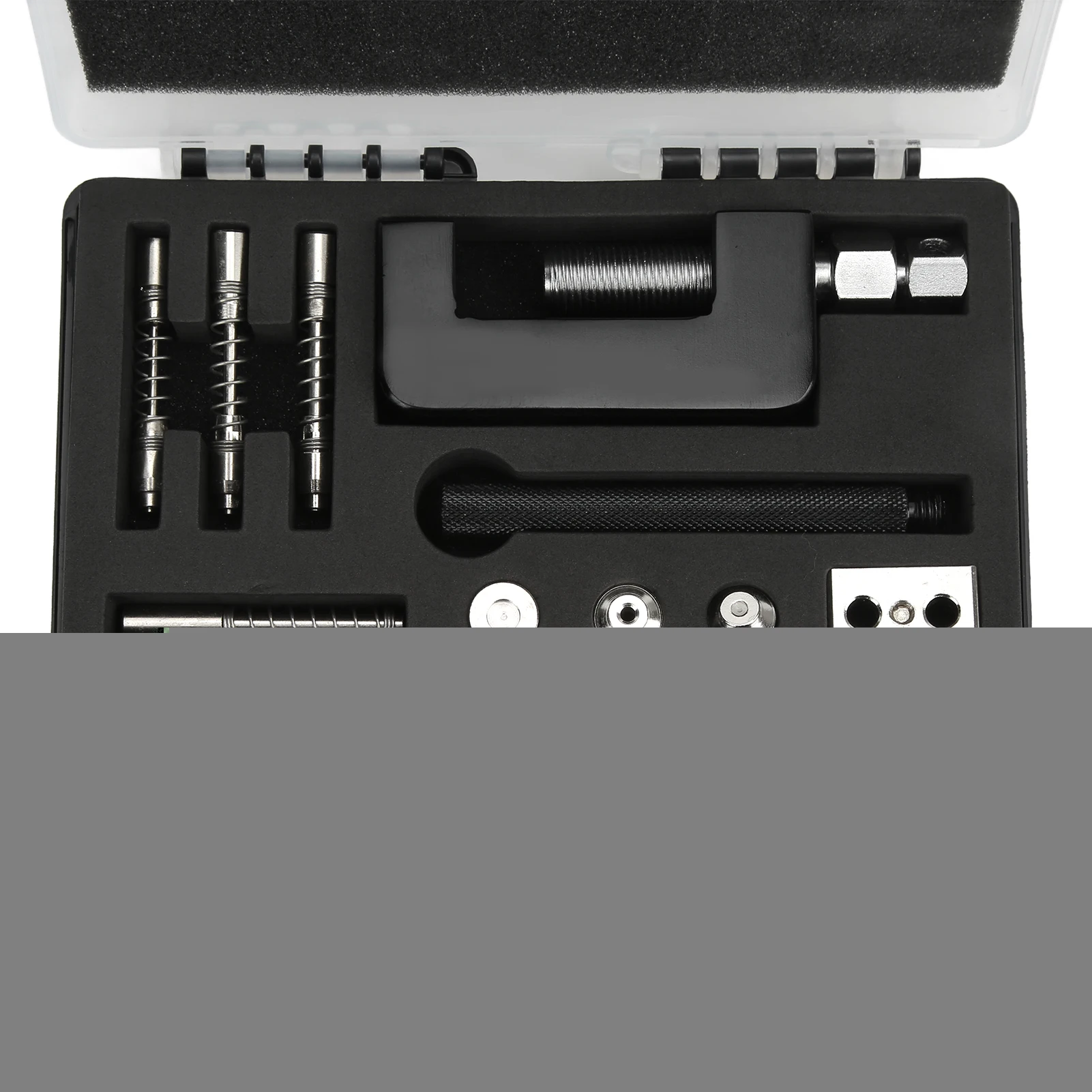 12 Pcs Universal Motorcycle Chain Cutter Breaker Riveting Tool Set with Storage Box for ATV Dirt Bike Motorcycle Chain Breaker
