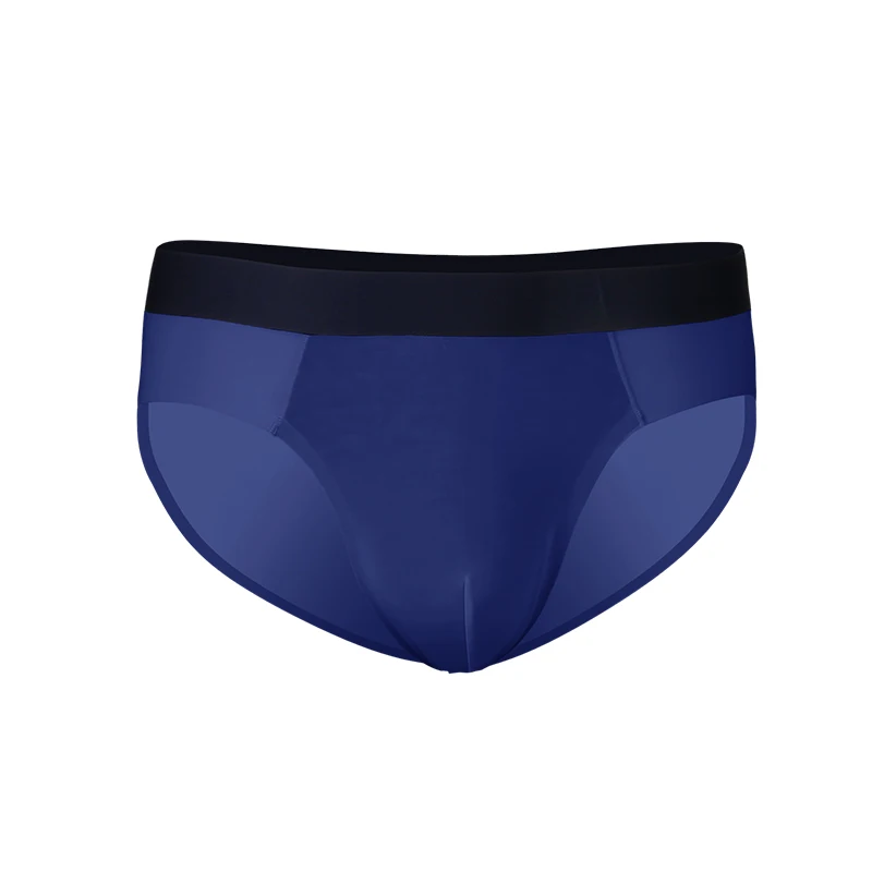 

Men's Underwear, Ice Silk, Thin, Breathable, Seamless, Men's Summer Briefs, Transparent, Sexy, Low-Waisted, Antibacterial Crotch