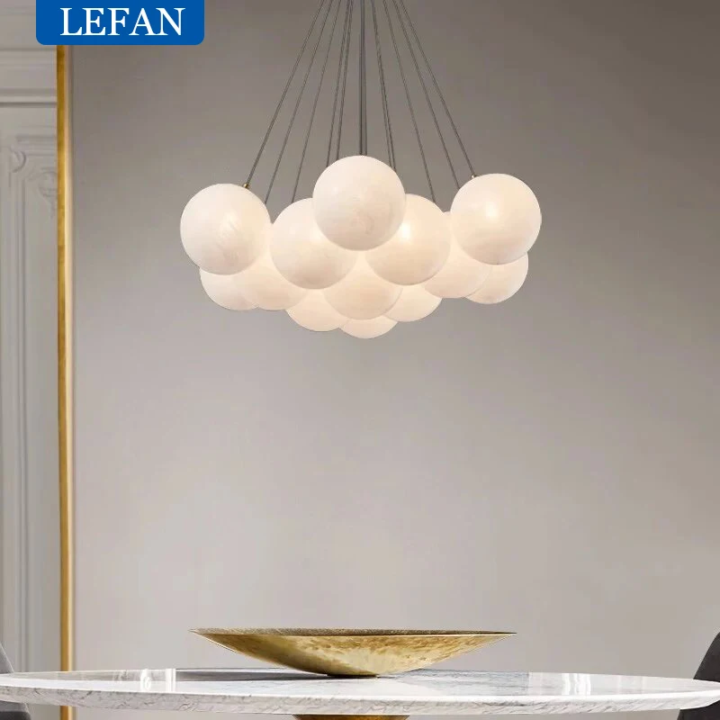 Imagem -04 - Modern Led Chandeliers For Home Decor Pendant Light Lâmpadas para Sala de Estar Sala de Jantar Iluminação Interior