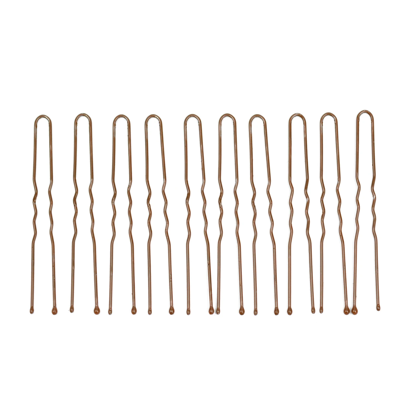 100Pcs U Shaped Hair Pins Hair Bun Pins for Women Girls Styling Hair  ( 2.4 Inch, Black /Brown/Gold)